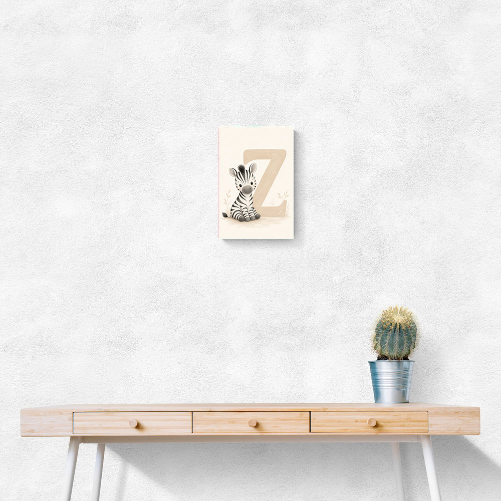 Z For Zebra Nursery Wall Art
