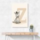 Z For Zebra Nursery Wall Art