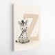 Z For Zebra Nursery Wall Art