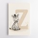 Z For Zebra Nursery Wall Art