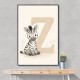 Z For Zebra Nursery Wall Art