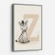 Z For Zebra Nursery Wall Art