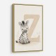 Z For Zebra Nursery Wall Art