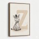 Z For Zebra Nursery Wall Art