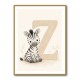 Z For Zebra Nursery Wall Art