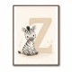 Z For Zebra Nursery Wall Art