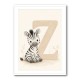 Z For Zebra Nursery Wall Art