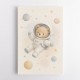 Bear Astronaut Nursery Wall Art Print 