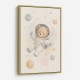 Bear Astronaut Nursery Wall Art Print 