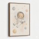 Bear Astronaut Nursery Wall Art Print 