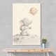 Elephant Moon Walk Nursery Wall Art Print 