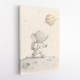 Elephant Moon Walk Nursery Wall Art Print 