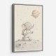 Elephant Moon Walk Nursery Wall Art Print 
