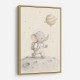 Elephant Moon Walk Nursery Wall Art Print 