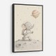 Elephant Moon Walk Nursery Wall Art Print 