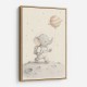 Elephant Moon Walk Nursery Wall Art Print 