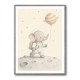 Elephant Moon Walk Nursery Wall Art Print 