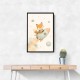 Fox Rocket Ride Nursery Wall Art Print