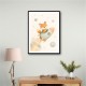 Fox Rocket Ride Nursery Wall Art Print