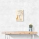 Giraffe Galaxy Nursery Wall Art Print