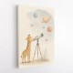 Giraffe Galaxy Nursery Wall Art Print