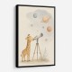 Giraffe Galaxy Nursery Wall Art Print