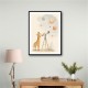 Giraffe Galaxy Nursery Wall Art Print