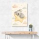 Koala Sleeping Star Nursery Wall Art Print