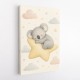 Koala Sleeping Star Nursery Wall Art Print