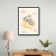 Koala Sleeping Star Nursery Wall Art Print