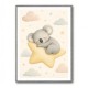 Koala Sleeping Star Nursery Wall Art Print