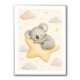 Koala Sleeping Star Nursery Wall Art Print