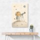 Lion Star Explorer Nursery Wall Art Print