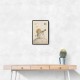 Lion Star Explorer Nursery Wall Art Print