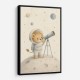 Lion Star Explorer Nursery Wall Art Print