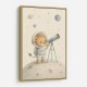 Lion Star Explorer Nursery Wall Art Print