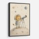 Lion Star Explorer Nursery Wall Art Print
