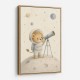 Lion Star Explorer Nursery Wall Art Print