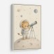 Lion Star Explorer Nursery Wall Art Print