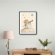 Lion Star Explorer Nursery Wall Art Print