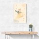 Mouse Comet Ride Nursery Wall Art Print