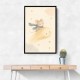 Mouse Comet Ride Nursery Wall Art Print