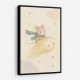 Mouse Comet Ride Nursery Wall Art Print