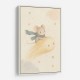 Mouse Comet Ride Nursery Wall Art Print
