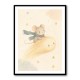 Mouse Comet Ride Nursery Wall Art Print