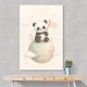Panda Planet Nursery Wall Art Print