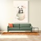 Panda Planet Nursery Wall Art Print