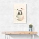 Panda Planet Nursery Wall Art Print