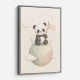 Panda Planet Nursery Wall Art Print