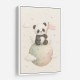 Panda Planet Nursery Wall Art Print